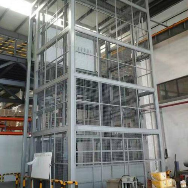 襄城导轨式升降平台货梯